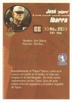2005 Liga Mexicana de Beisbol #NNO Jose Ibarra Back