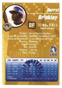 2005 Liga Mexicana de Beisbol #NNO Darryl Brinkley Back