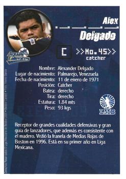 2005 Liga Mexicana de Beisbol #NNO Alexander Delgado Back