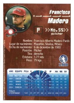 2005 Liga Mexicana de Beisbol #NNO Francisco Madero Back