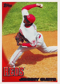 2010 Topps #16 Johnny Cueto Front