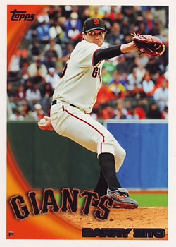 2010 Topps #244 Barry Zito Front