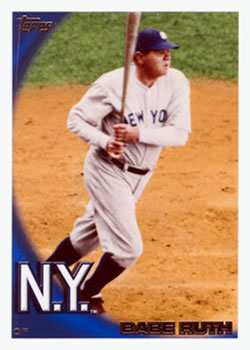 2010 Topps #294 Babe Ruth Front
