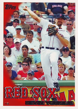 2010 Topps #295 Kevin Youkilis Front