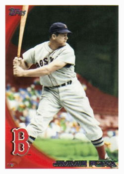 2010 Topps #369 Jimmie Foxx Front