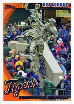 2010 Topps #408 Tigers Franchise History Front
