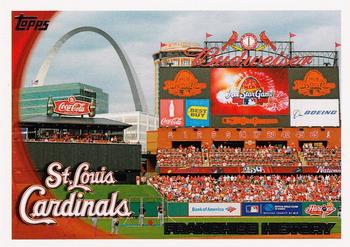 2010 Topps #455 Cardinals Franchise History Front