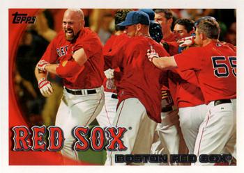 2010 Topps #480 Boston Red Sox Front