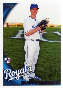 2010 Topps #524 Dusty Hughes Front