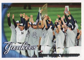 2010 Topps #470 New York Yankees Front