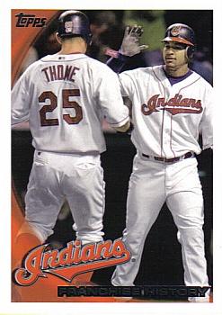 2010 Topps #622 Indians Franchise History Front