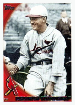 2010 Topps #90 Rogers Hornsby Front