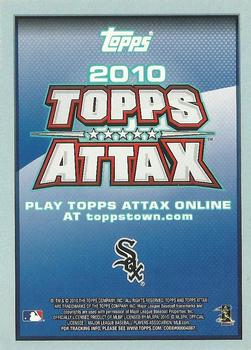 2010 Topps Attax #NNO Mark Buehrle Back