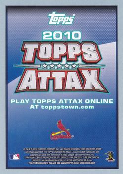 2010 Topps Attax #NNO Chris Carpenter Back
