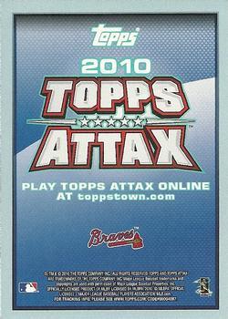 2010 Topps Attax #NNO Tommy Hanson Back