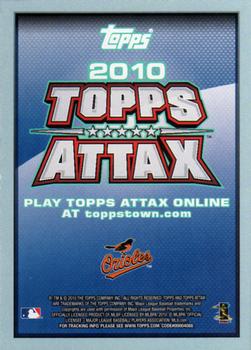 2010 Topps Attax #NNO Adam Jones Back