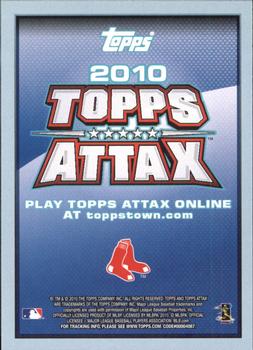 2010 Topps Attax #NNO Mike Lowell Back