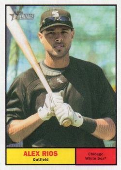 2010 Topps Heritage #170 Alex Rios Front