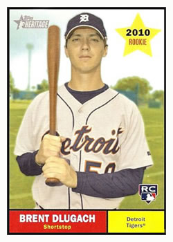 2010 Topps Heritage #317 Brent Dlugach Front