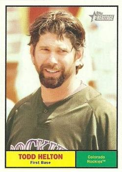 2010 Topps Heritage #364 Todd Helton Front