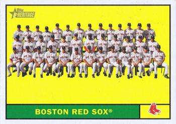 2010 Topps Heritage #373 Boston Red Sox Front