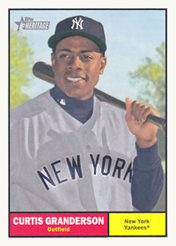 2010 Topps Heritage #37 Curtis Granderson Front