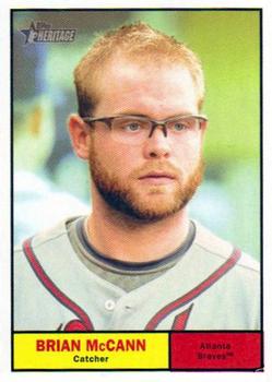 2010 Topps Heritage #400 Brian McCann Front
