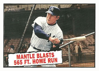 2010 Topps Heritage #406 Mickey Mantle Front