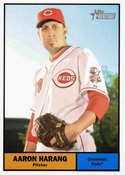 2010 Topps Heritage #9 Aaron Harang Front