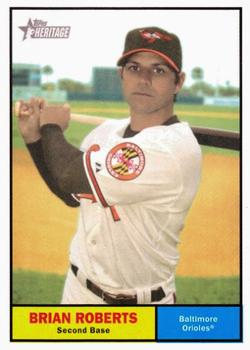 2010 Topps Heritage #10 Brian Roberts Front