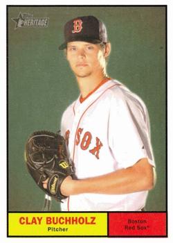 2010 Topps Heritage #16 Clay Buchholz Front