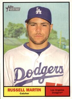 2010 Topps Heritage #74 Russell Martin Front