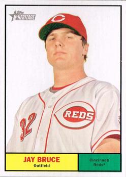 2010 Topps Heritage #76 Jay Bruce Front