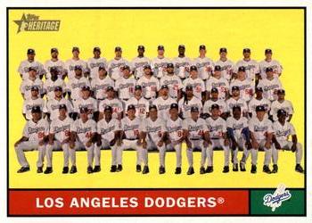 2010 Topps Heritage #86 Los Angeles Dodgers Front