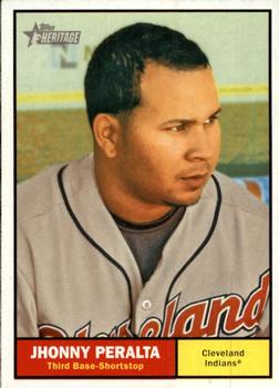 2010 Topps Heritage #101 Jhonny Peralta Front