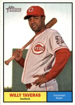 2010 Topps Heritage #110 Willy Taveras Front