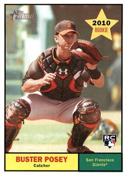 2010 Topps Heritage #114 Buster Posey Front