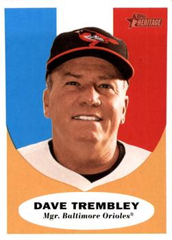 2010 Topps Heritage #131 Dave Trembley Front