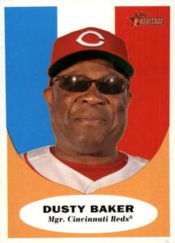 2010 Topps Heritage #135 Dusty Baker Front