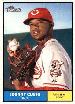2010 Topps Heritage #162 Johnny Cueto Front