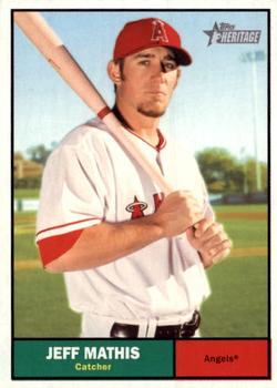 2010 Topps Heritage #163 Jeff Mathis Front