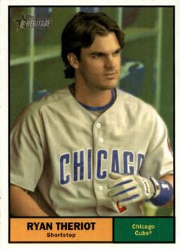 2010 Topps Heritage #196 Ryan Theriot Front