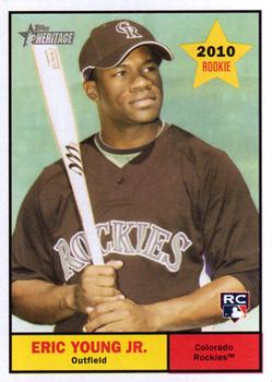 2010 Topps Heritage #209 Eric Young Jr. Front