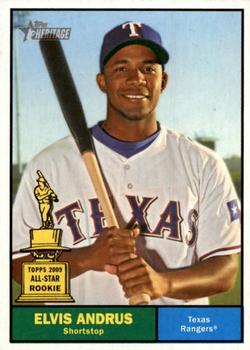 2010 Topps Heritage #240 Elvis Andrus Front