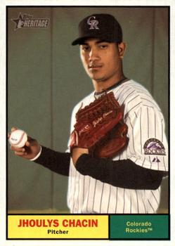 2010 Topps Heritage #292 Jhoulys Chacin Front