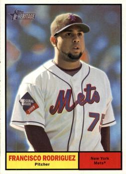 2010 Topps Heritage #336 Francisco Rodriguez Front
