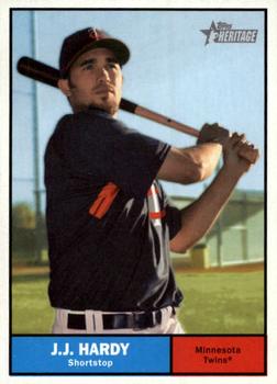 2010 Topps Heritage #365 J.J. Hardy Front