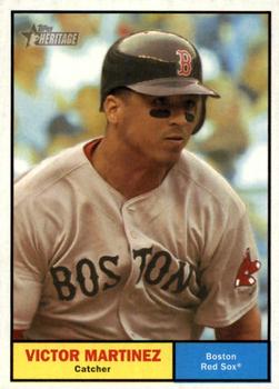 2010 Topps Heritage #371 Victor Martinez Front