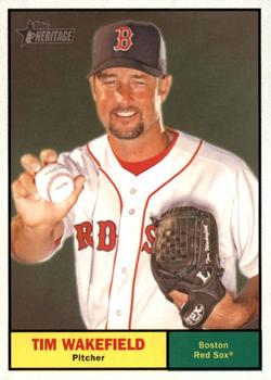2010 Topps Heritage #386 Tim Wakefield Front