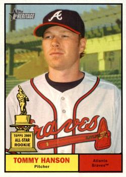 2010 Topps Heritage #395 Tommy Hanson Front